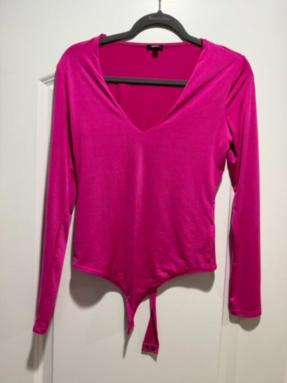 Womens Express Hot Pink Body Contour Body Suit